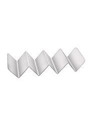 Raj Stainless Steel Portable Taco Holder, 11.5cm, Silver
