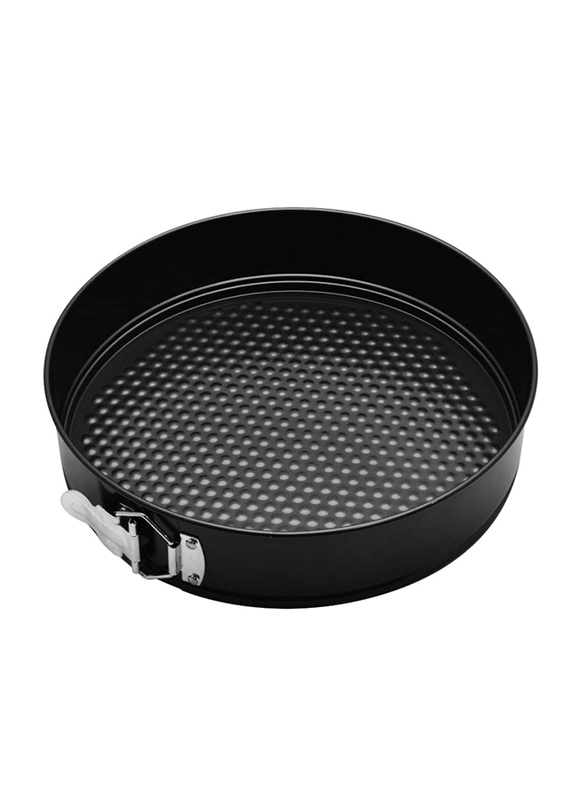 RK 28cm Non Stick Round Clip Baking Pan, 28x28x6.5 cm, Black