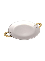 Raj 20cm Copper Round Tawa, TCT002, Silver