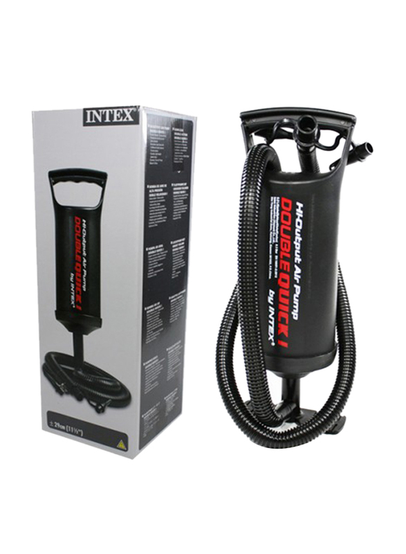 

Intex Double Quick I Hand Pump, Black