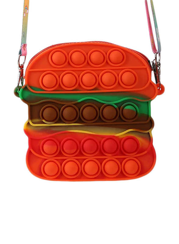

Bubble Pops Burger Fidget Shoulder Bag, Multicolour