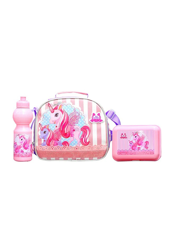 

Pony Sweet Flowers Hand Bag + Canteen, Pink