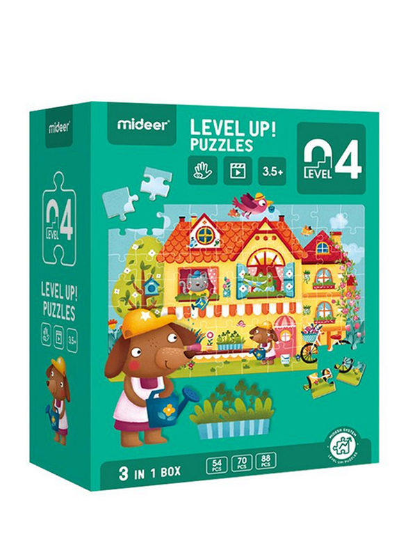 

Mideer Fable Town Puzzle Advanced Puzzles Series, Green