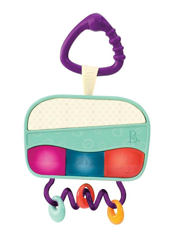 

B Baby Spin, Rattle & Roll Toy, Multicolour