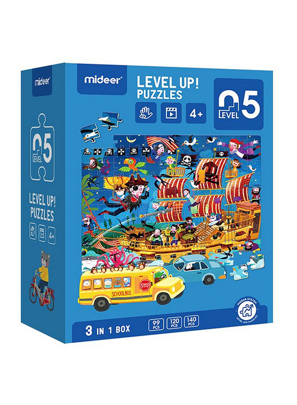 

Mideer Adventure Puzzle Advanced Puzzles Series, Blue