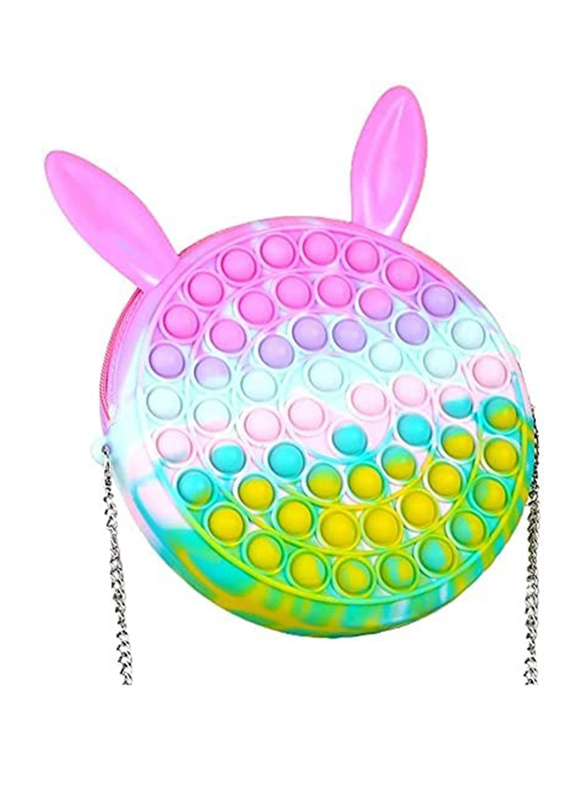 

Bubble Pops Rabbit Fidget Shoulder Bag, Multicolour