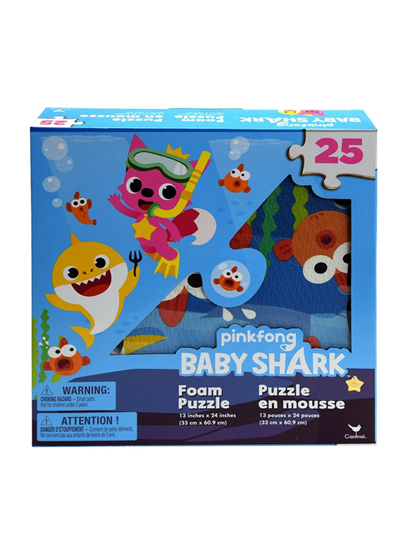 

Pink fong Baby Shark Foam Puzzle, Blue