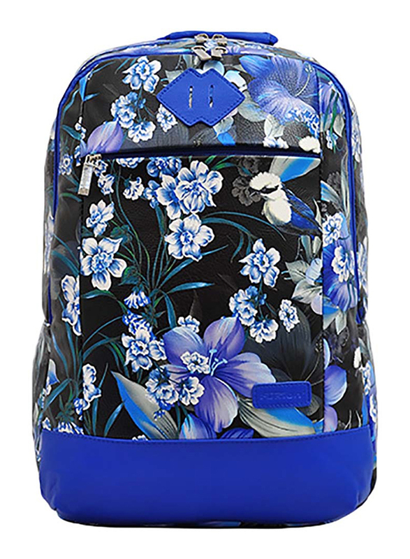 

Fusion Romantic Backpack Zip Closure Pocket, 18 inch, Blue