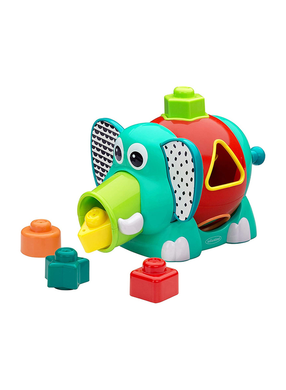 

B Kids B Kids Jumbo Elephant Shape Sorter, Multicolour