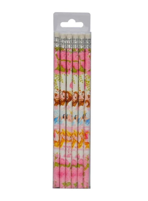 

Princess Magnificent Wooden Pencil, 12 Pieces, Pink