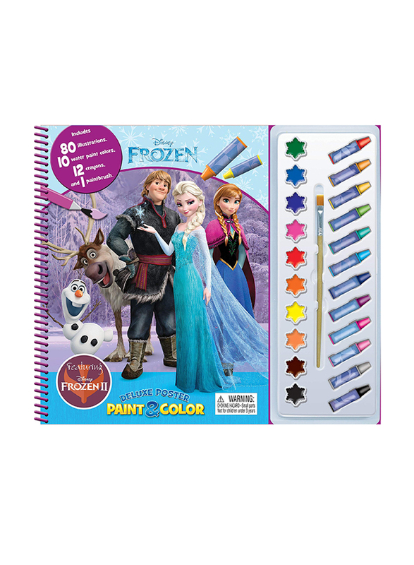 

Disney Frozen: Deluxe Poster Paint and Colour, Board Book, By: Phidal Publishing Inc.