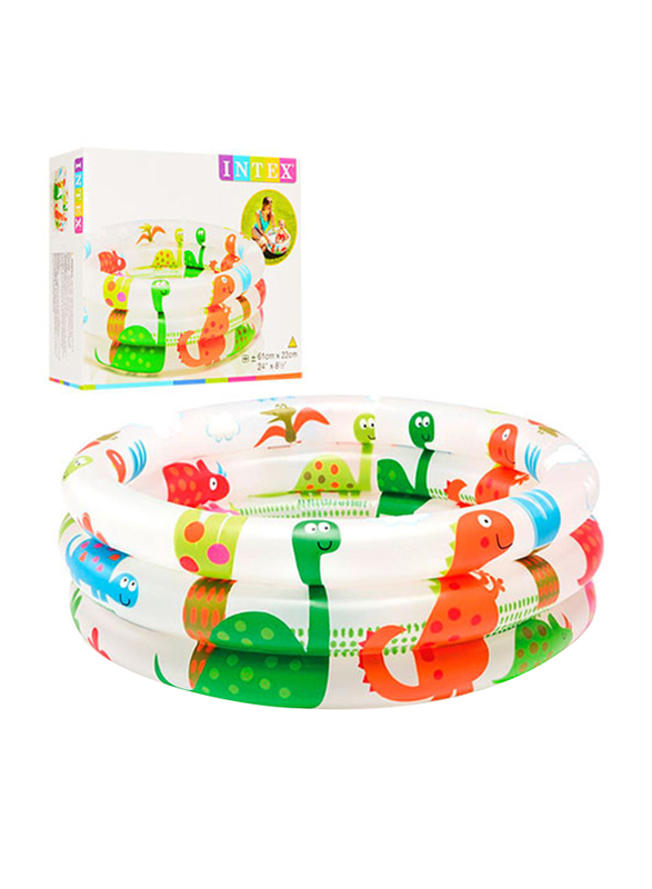 

Intex Dinosaur 3 Ring Baby Pool, White