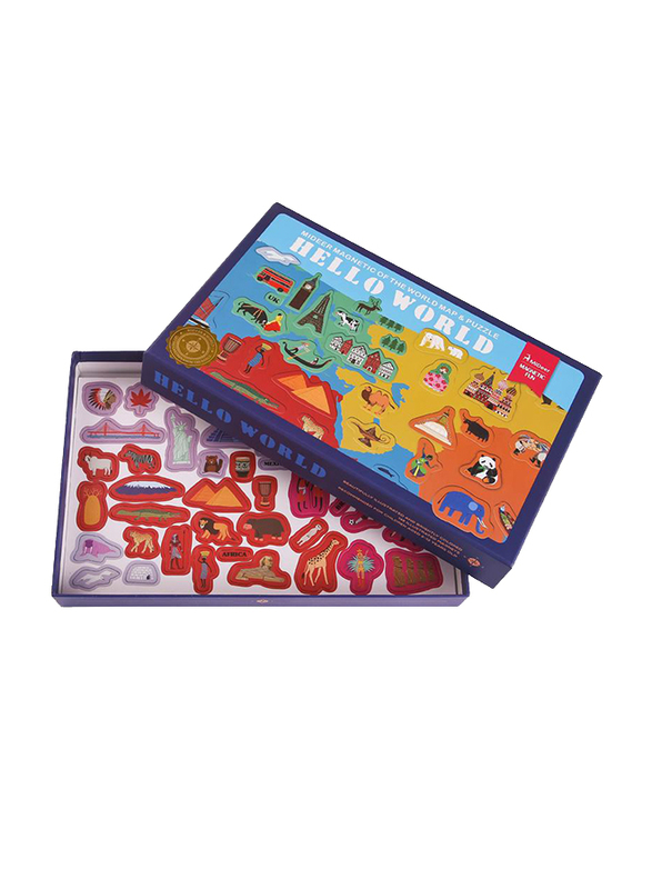 

Mideer Hello World Magnetic Puzzle, Multicolour