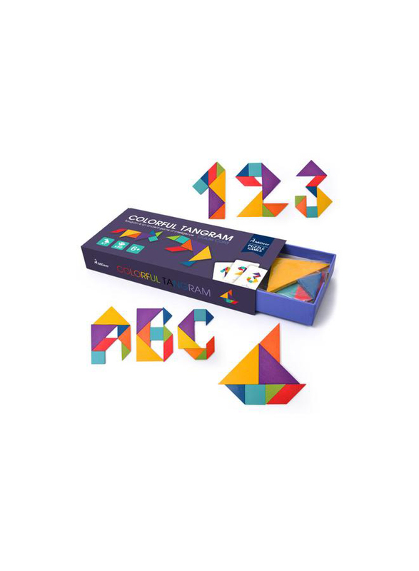

Mideer Colourful Tangram Game, Multicolour