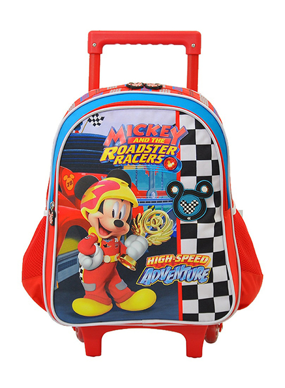 

Mickey Roadster Race Trolley Bag, 14 inch, Red