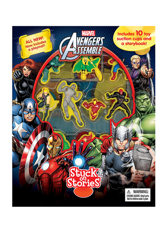 

Marvel Avengers Stuck On Stories, Hardcover Book, By: Phidal Publishing Inc.