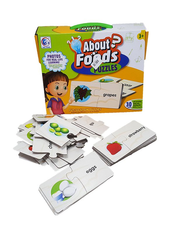 

Puzzles Know Food Puzzle, White
