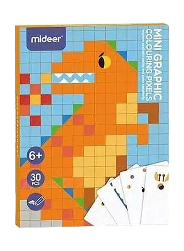 

Mideer Mini Games Colouring Pixels, Multicolour