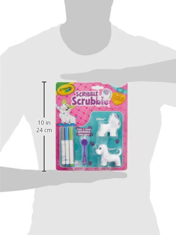 

Crayola Scribble Scrubbie Pets-Dogs Washable Markers, Multicolour