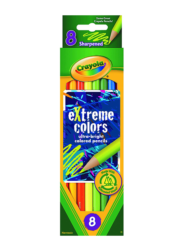 

Crayola Extreme Coloured Pencils, 8 Pieces, Multicolour