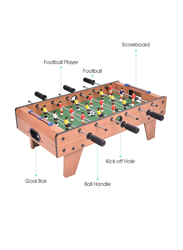 

Table Top Wooden Football Table, Multicolour