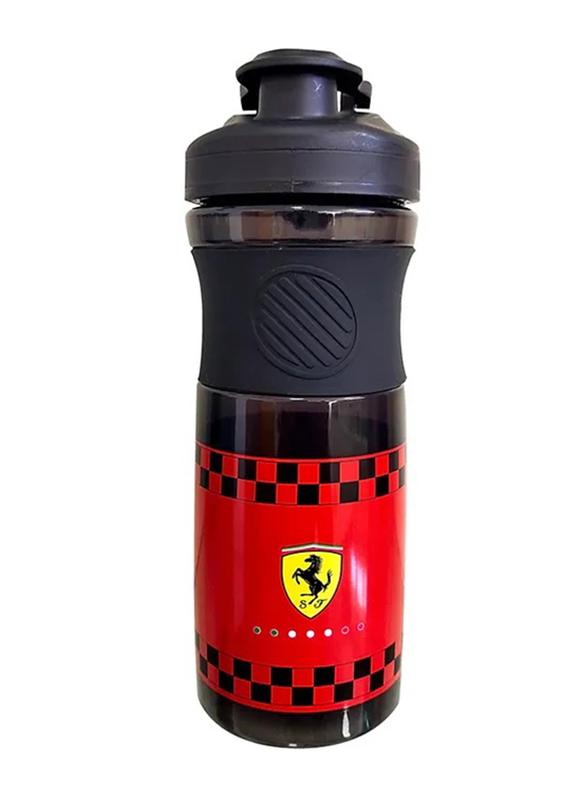 

Ferrari Plastic Home Track Water Bottle, Red/Black