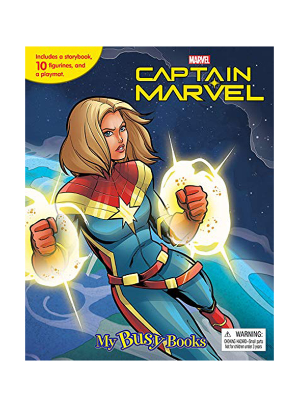 

Marvel Captain Marvel My Busy Book, Hardcover Book, By: Phidal Publishing