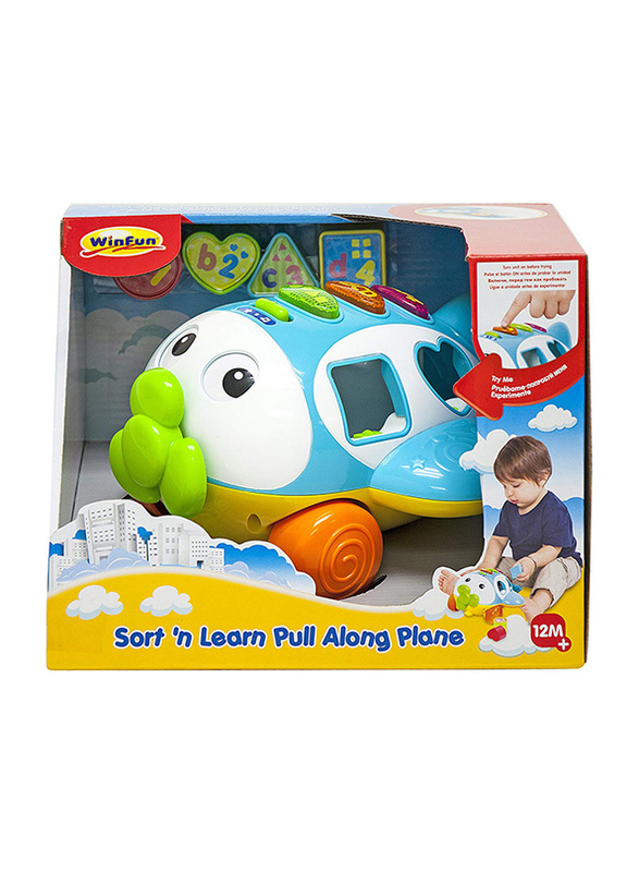 

Winfun Sort and Learn Pull Along Plane, Multicolour