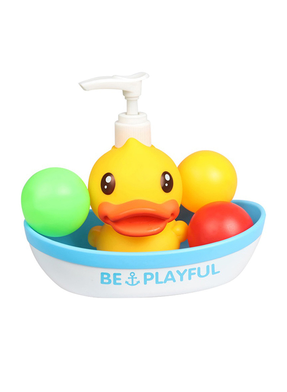 

B Duck Bubble Boat Soap Dispenser Toy, Yellow