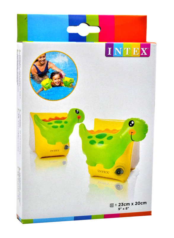 

Intex Dinosaur Arm Bands, Green/Yellow