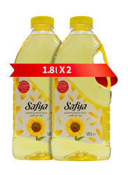 Safya Sunflower Oil, 2 Bottle x 1.8 Liter