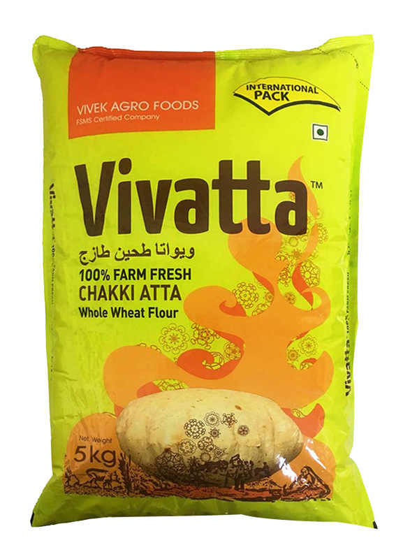 

Vivatta Chakki Fresh Atta Flour, 5 Kg