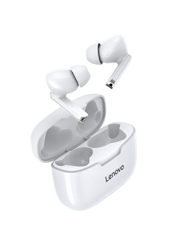 

Lenovo XT90 TWS Wireless In-Ear Earbuds with Mic, White