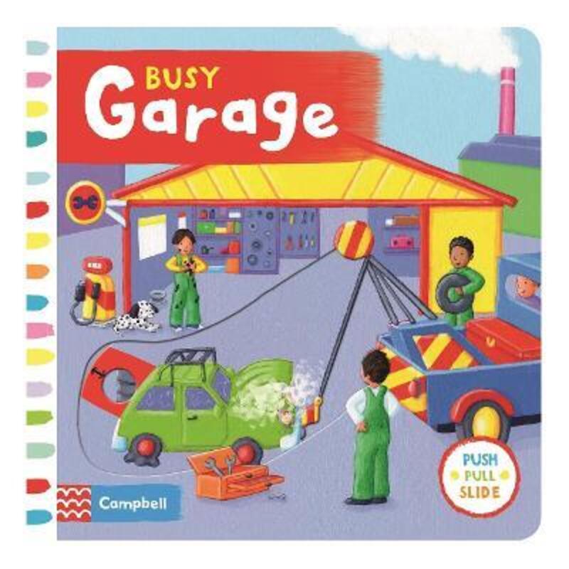 

Busy Garage, Board Book, By: Rebecca Finn