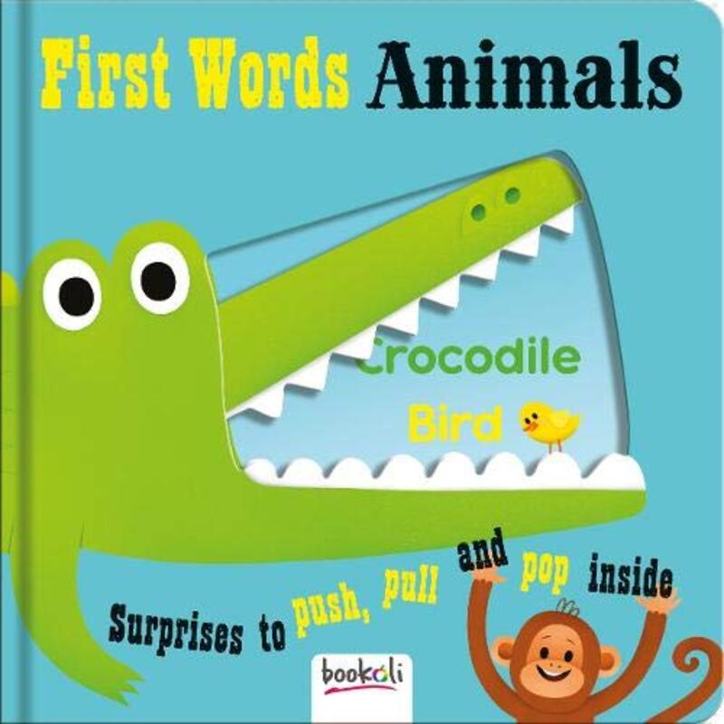 

First Words Animals, Board Book, By: Bookoli Ltd.