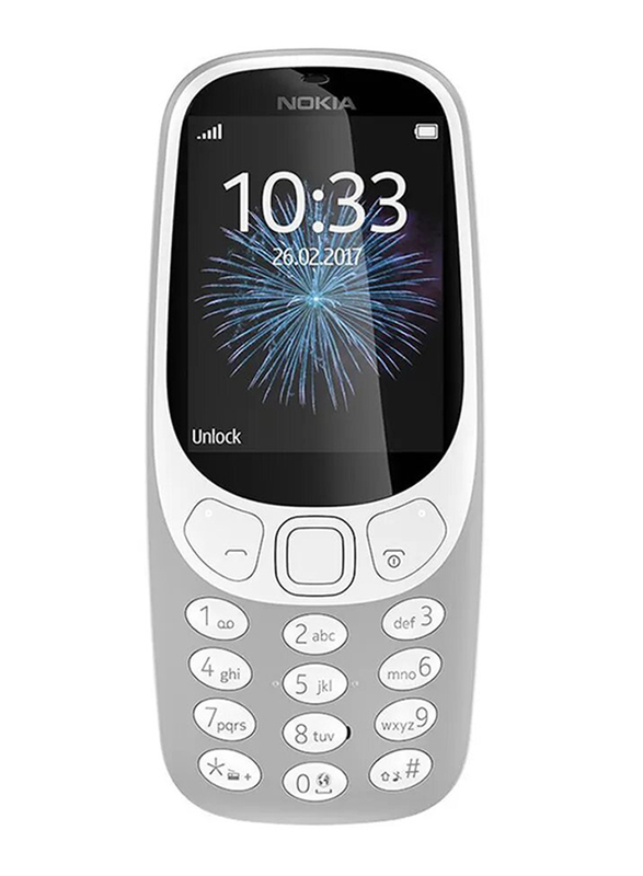 

Nokia 3310 (2017) 16MB Grey, 16MB RAM, 2G, Dual Sim Phone