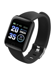 116 Plus 180mAh Bluetooth Smartwatch, Black
