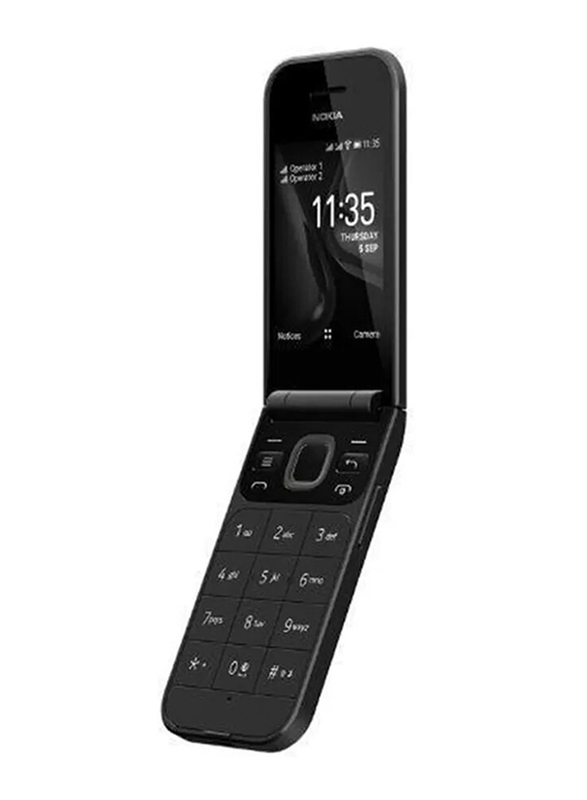

Nokia 2720 Flip 4GB Black, 512MB RAM, 4G LTE, Dual Sim Phone