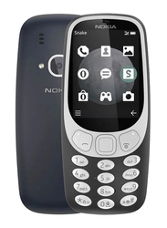 Nokia 3310 64MB Charcoal Black, 3G, Dual Sim Phone