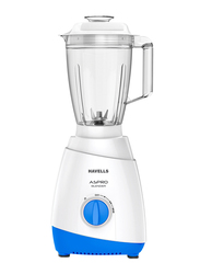 Havells Aspro Plus Blender, 600W, White/Blue
