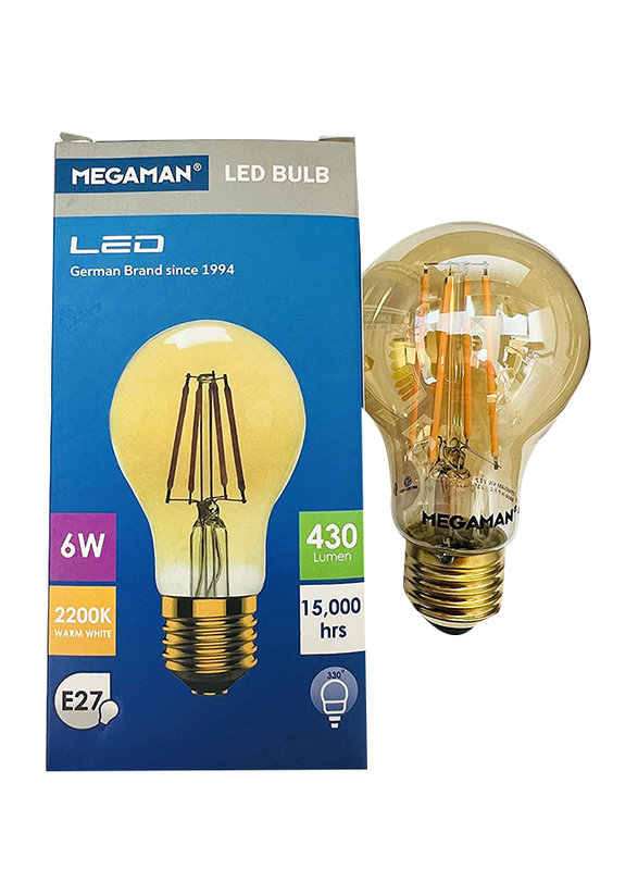 

Megaman 2200K LED Bulb, 6W, Warm White
