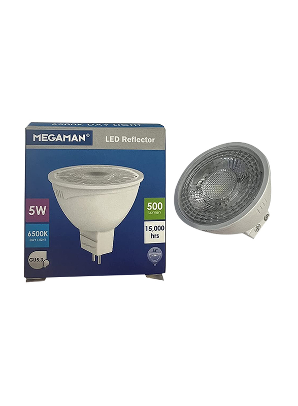 

Megaman 6500K LED Reflector Light, 5W, Day Light