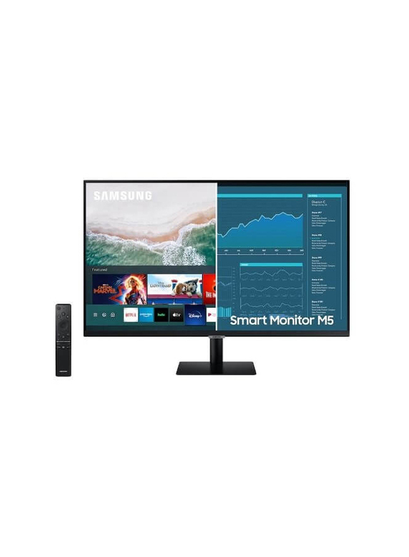 

Samsung 27 Inch Smart Monitor, LS27AM500NMXUE, Black