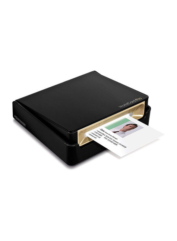 

PenPower World Card Pro Business Card Scanner, Black