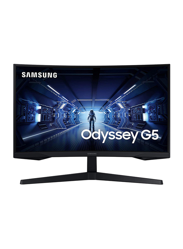 

Samsung 27 Inch Odyssey G5 Curved LED Gaming Monitor, LC27G55TQWMXUE, Black