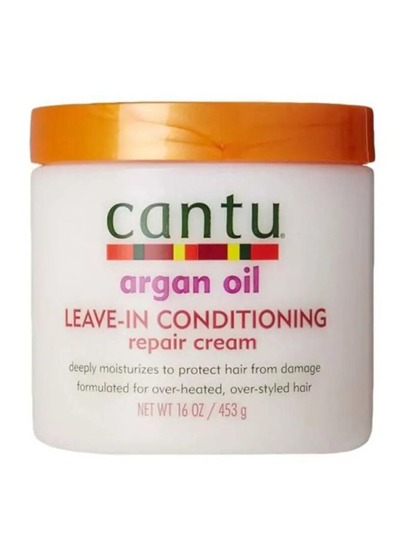 

Cantu Argan Oil Leave-In Conditioning Repair Cream for All Hair Types, 453gm
