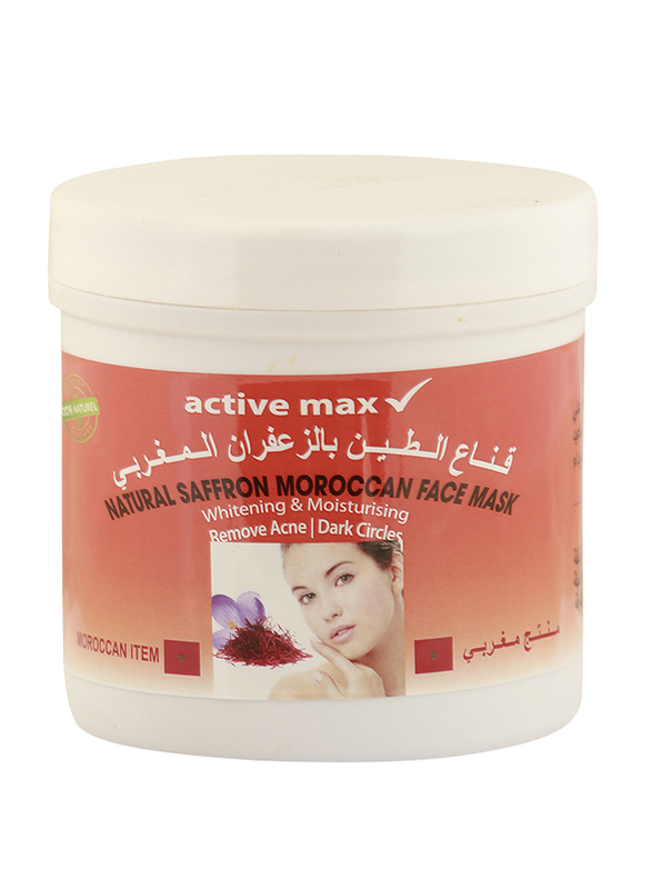 

Active Max Natural Moroccon Fack Mask with Saffron, 500gm
