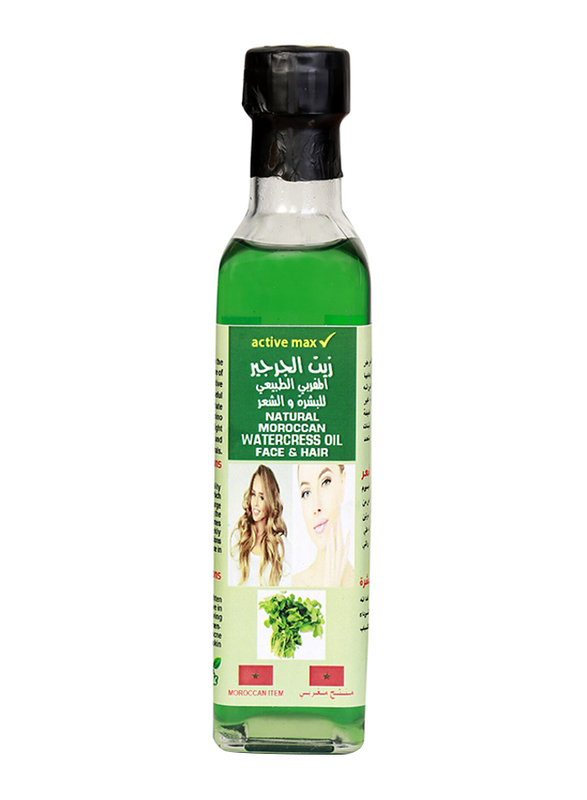 

Active Max Natural Morrocon Watercress Oil for All Hair Types, 250ml