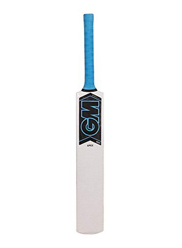 

GM Neon Apex Kashmir Willow Cricket Bat, Size 1, White