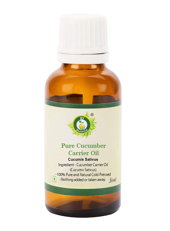 

R V Essential Cucumis Sativus Pure Cucumber Carrier Oil, 50ml